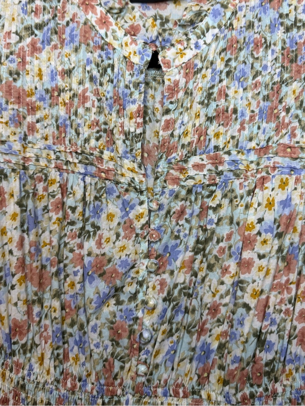 VICI Floral Ruffle Dress Size Medium - Picture 4 of 8